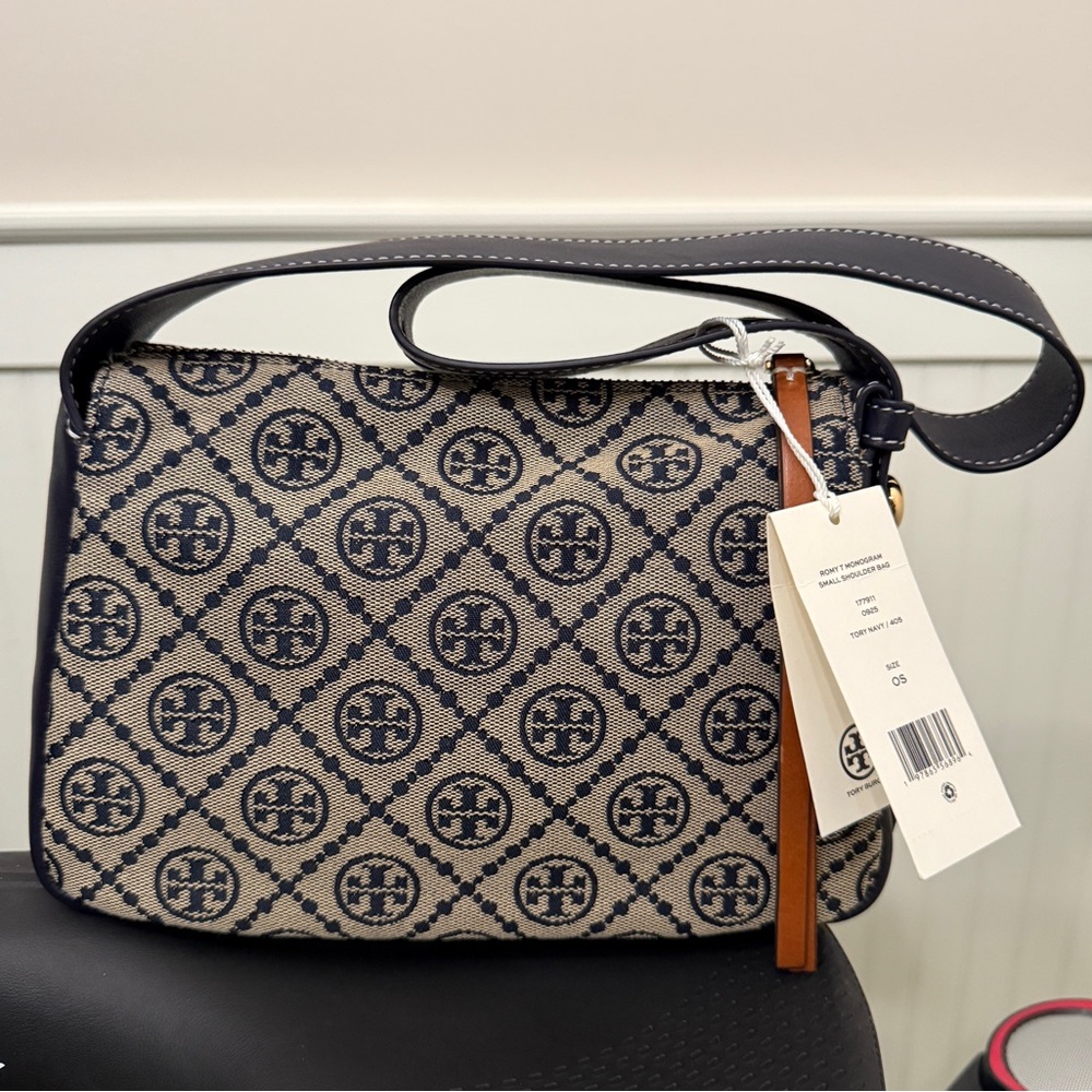 T Monogram Small Romy Shoulder Bag - Picture 14 of 16